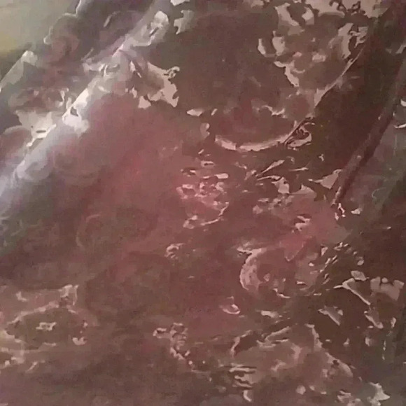 Printed purple day dress - Picture 2 of 2